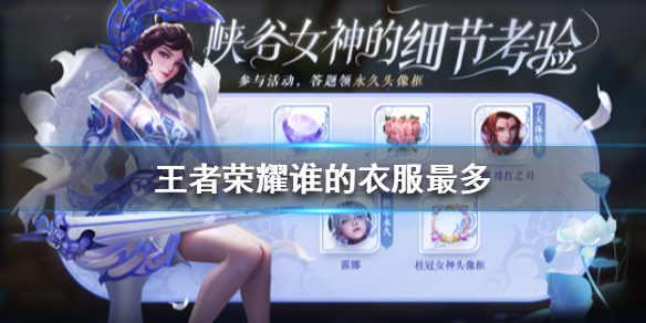 王者荣耀谁能变成任何人?细节考验衣服最多英雄答案[多图]图片1