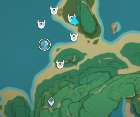 原神8月9日特殊宝藏在哪？稻妻秘宝迷踪藏宝地7、藏宝地8位置大全[多图]图片4