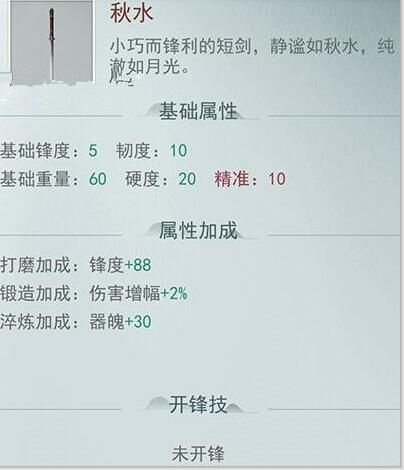 江湖悠悠秋水剑怎么得 前期获得秋水剑方法攻略[多图]图片1