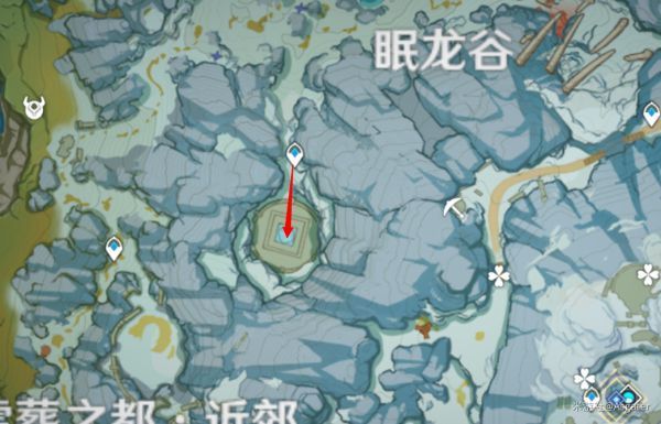 原神龙脊雪山石碑位置 龙脊雪山石碑任务具体位置介绍[多图]图片14