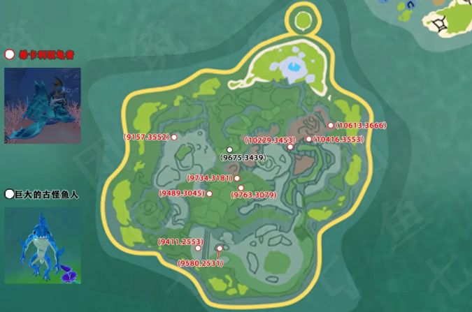 创造与魔法希卡利驭龟者怎么找？希卡利驭龟者刷新位置坐标图[多图]图片1