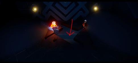 光遇5.16巨兽荒原的神坛冥想在什么地方？蓝色光芒位置介绍[多图]图片3