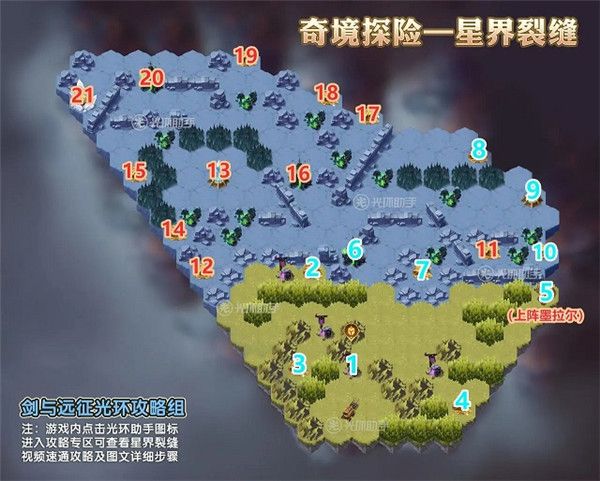 剑与远征星界裂缝怎么过？奇境探险星界裂缝路线攻略[多图]图片1