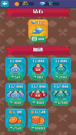 抖音模拟快餐厅