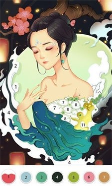 快乐涂数字填色