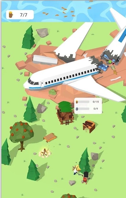 空闲飞机坠毁生存