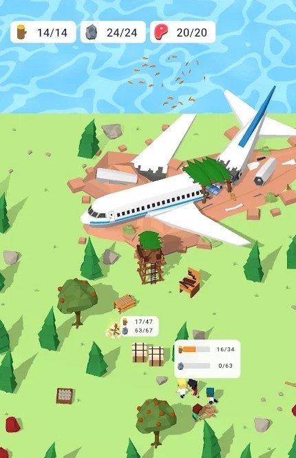 空闲飞机坠毁生存