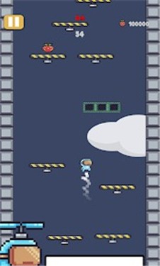 不断向上跳