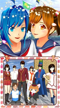 樱花校园时尚少女