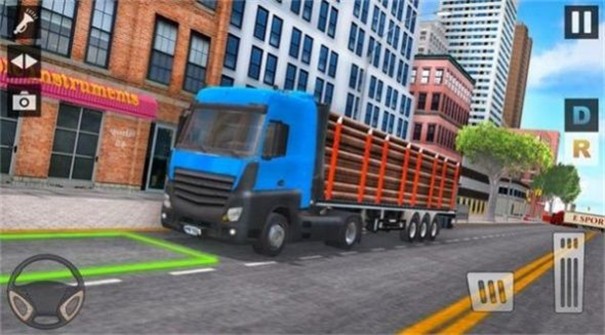 城市运输货车停车场