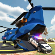 警用运货汽车运输机Police Cargo Plane Cars Transport