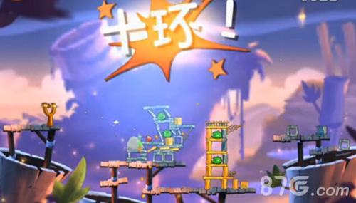 愤怒的小鸟2第40关三星攻略4