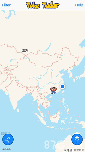 精灵宝可梦GO霸王花坐标分布