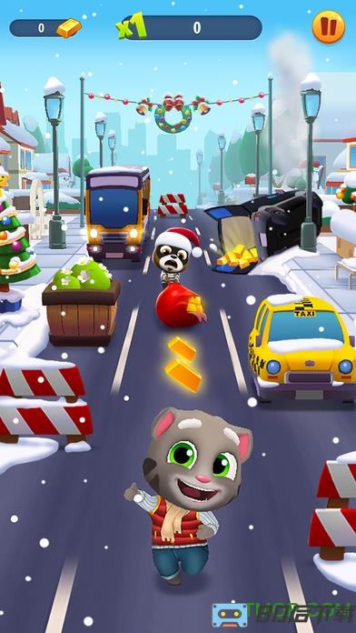 汤姆猫跑酷无限鞭炮冬季版