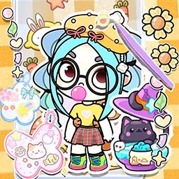 果冻少女咕卡手账游戏