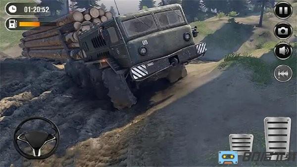 卡车货车登山模拟越野泥泞卡车模拟