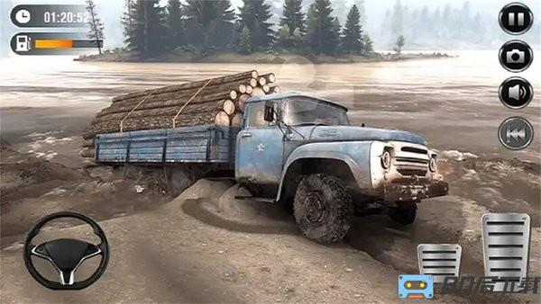 卡车货车登山模拟越野泥泞卡车模拟