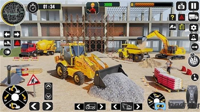 3D真实挖掘机游戏