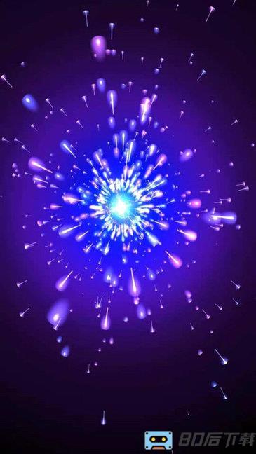 炫彩烟花粒子