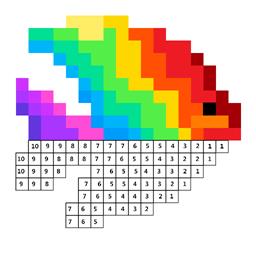 数字填色像素涂色