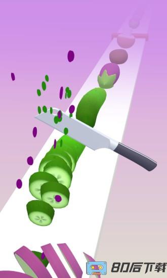 水果蔬菜切切切小游戏