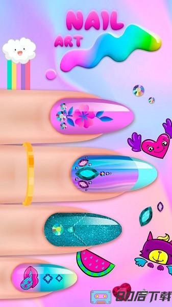 托卡迷你美甲沙龙游戏