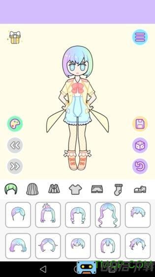 粉彩女孩换装小游戏