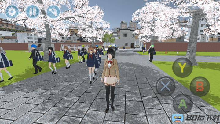 樱花校园浪漫物语动漫高校女生模拟