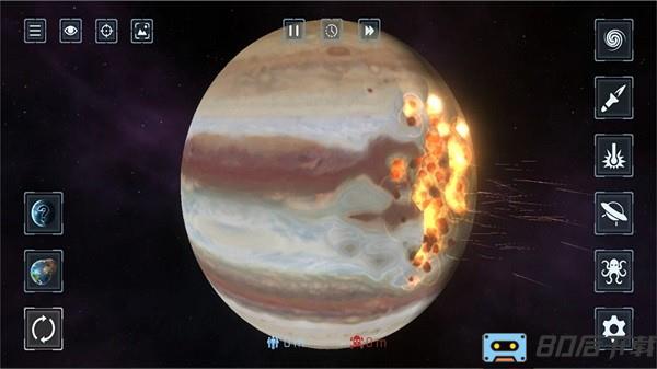 行星爆炸模拟器游戏