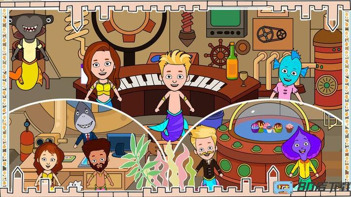 托卡城镇小人鱼最新版