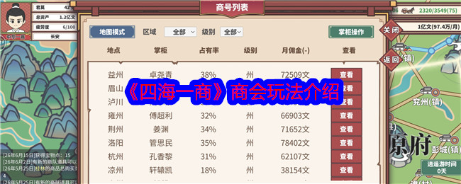 四海一商商会如何玩